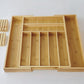 Keaton Reserve Kitchen Utensil Drawer Organizer- Bamboo.  Expandable
