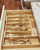 Keaton Reserve Kitchen Utensil Drawer Organizer- Bamboo.  Expandable